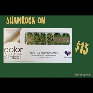 Retired Shamrock On Color Street Nails